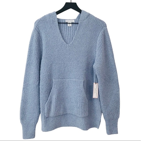New! Cupcakes and Cashmere Ribbed Knit Oversized Soft Hoodie Pullover Sweater - Picture 1 of 11